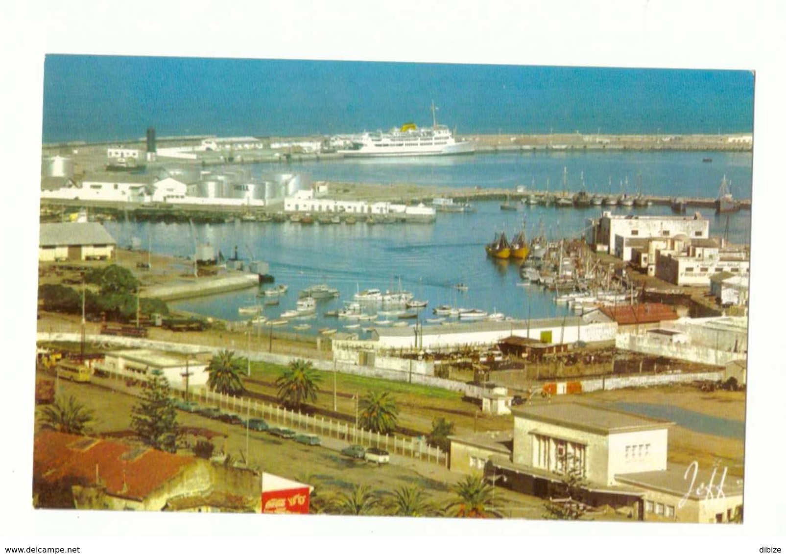 CPM. Maroc. Tanger. L'ancienne Gare. Le Port. Jeff Editions. Etat Moyen. - Tanger