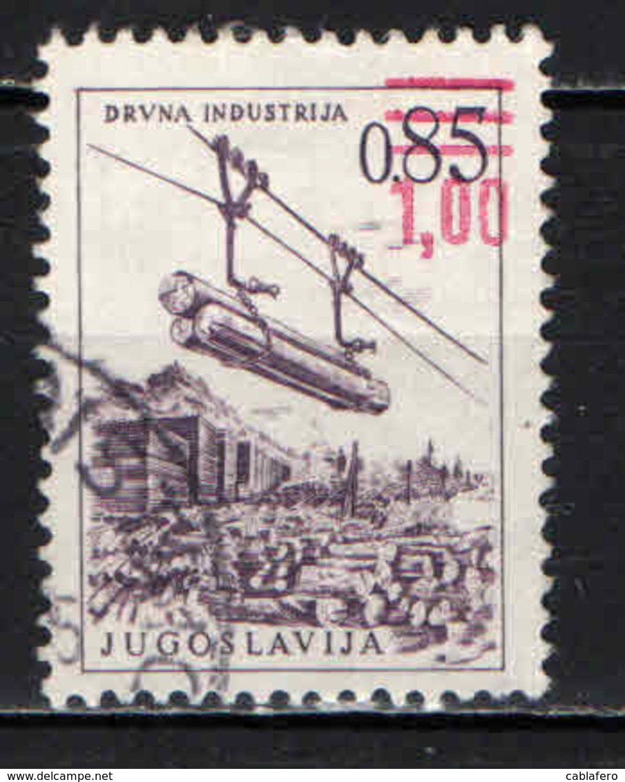 JUGOSLAVIA - 1976 - SOVRASTAMPA - OVERPRINTED - USATO - Usati