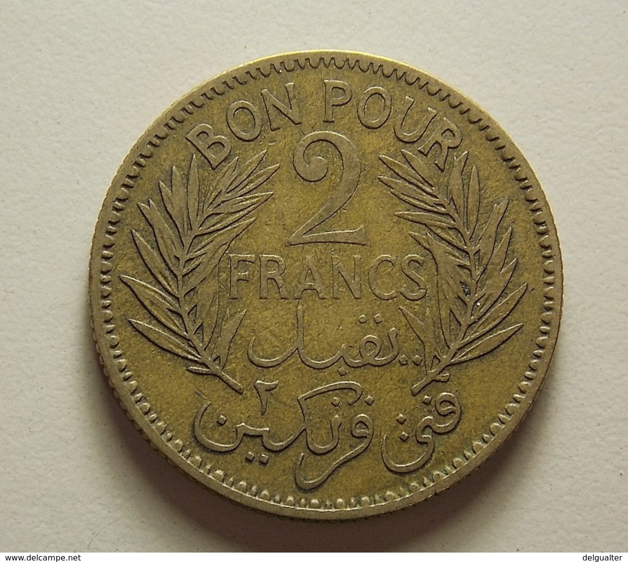 Tunisia 2 Francs 1941 - Tunesien