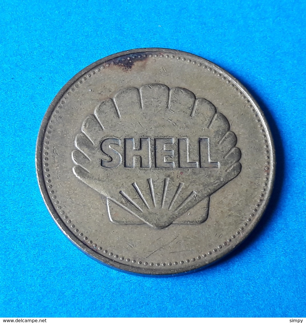 Shell Heinkel HE 178  1939 Germany Token - Professionals/Firms