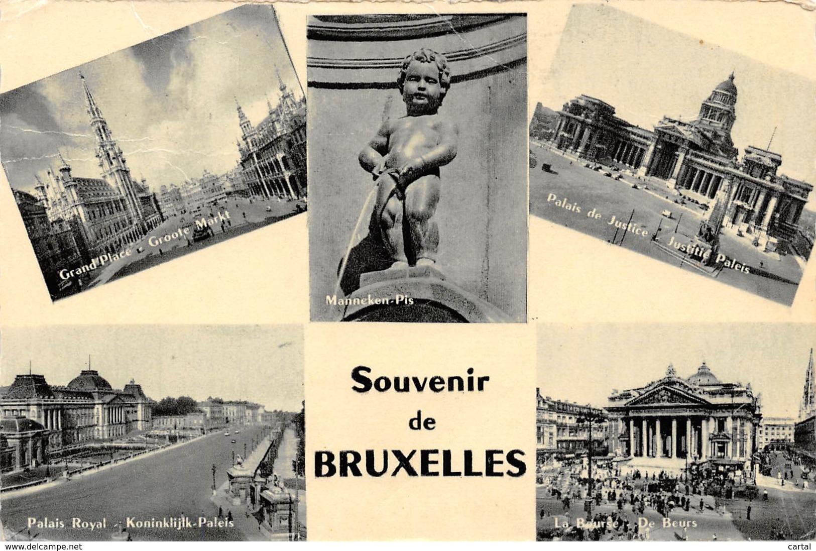 Souvenir De BRUXELLES - Panoramische Zichten, Meerdere Zichten