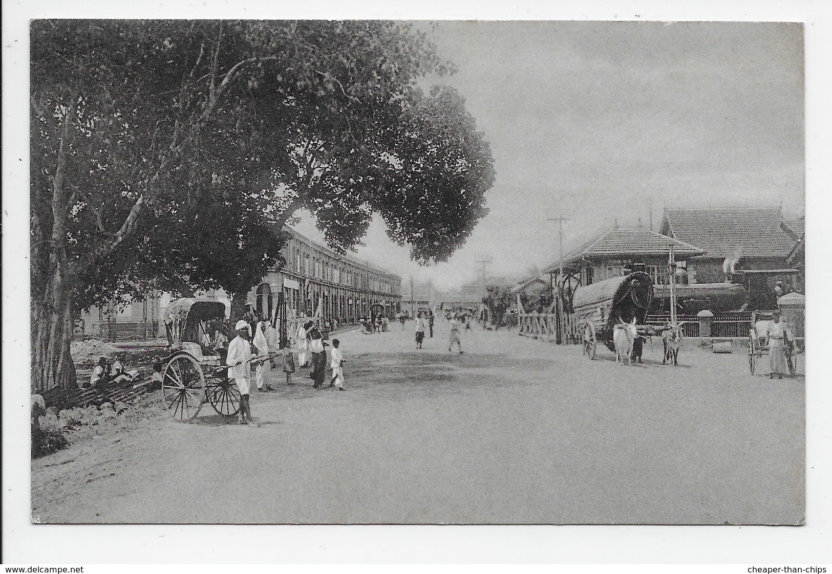 Ceylon -Street Scene, Slave Island - Plate 14 - Sri Lanka (Ceylon)