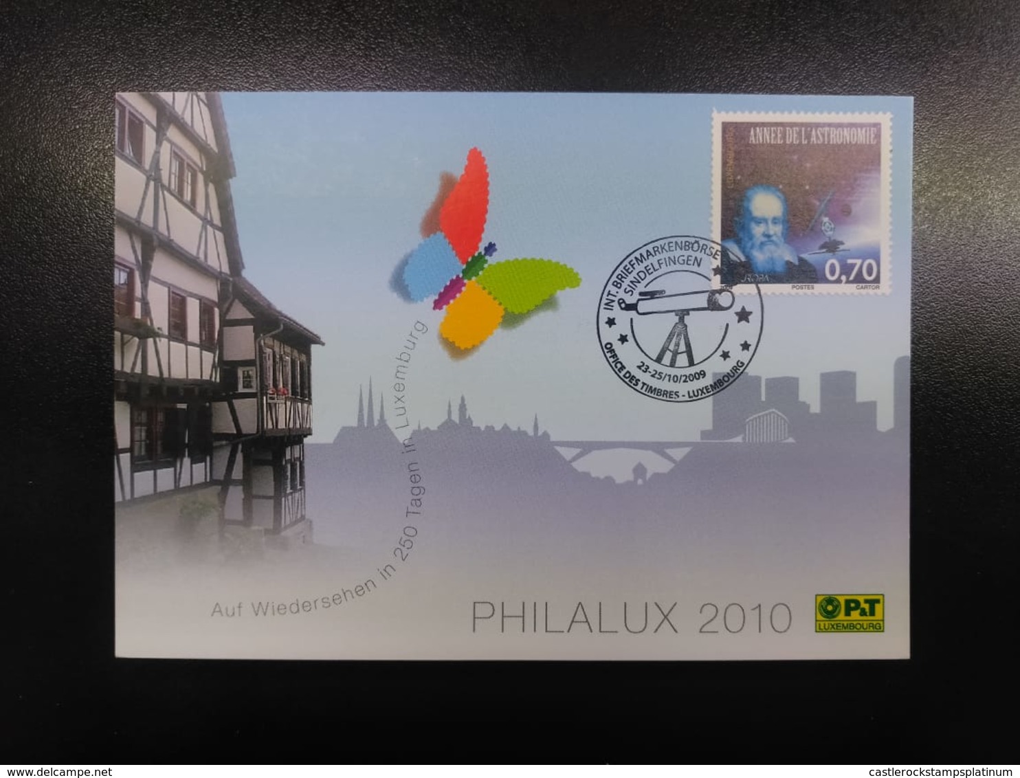 L) 2010 LUXEMBURGO, YEAR OF ASTRONOMY, PHILALUX, ARCHITECTURE, XF - Other & Unclassified