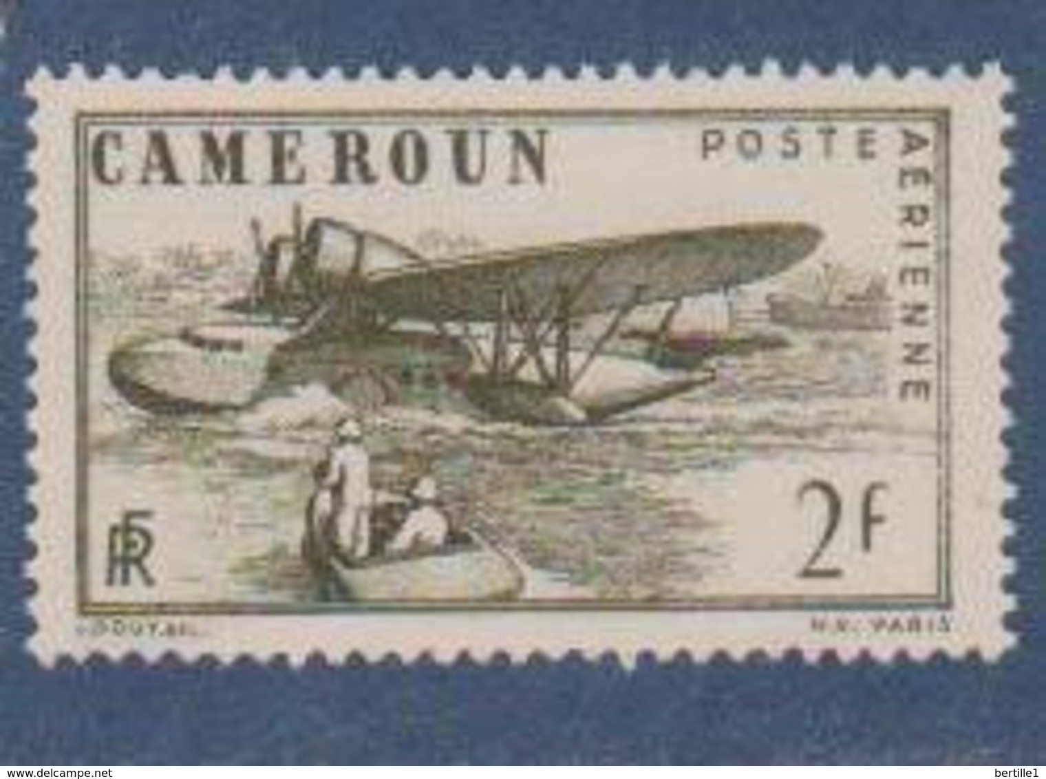 CAMEROUN           N°  YVERT  :  PA 4   NEUF AVEC  CHARNIERES      ( Ch 1/28  ) - Airmail