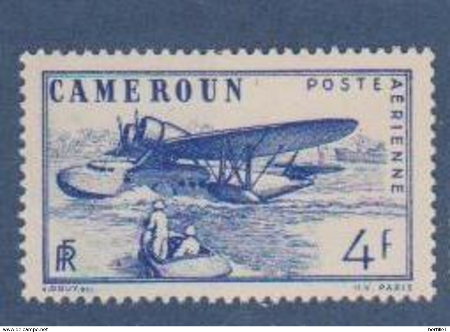 CAMEROUN           N°  YVERT  :  PA 6   NEUF AVEC  CHARNIERES      ( Ch 1/28  ) - Airmail