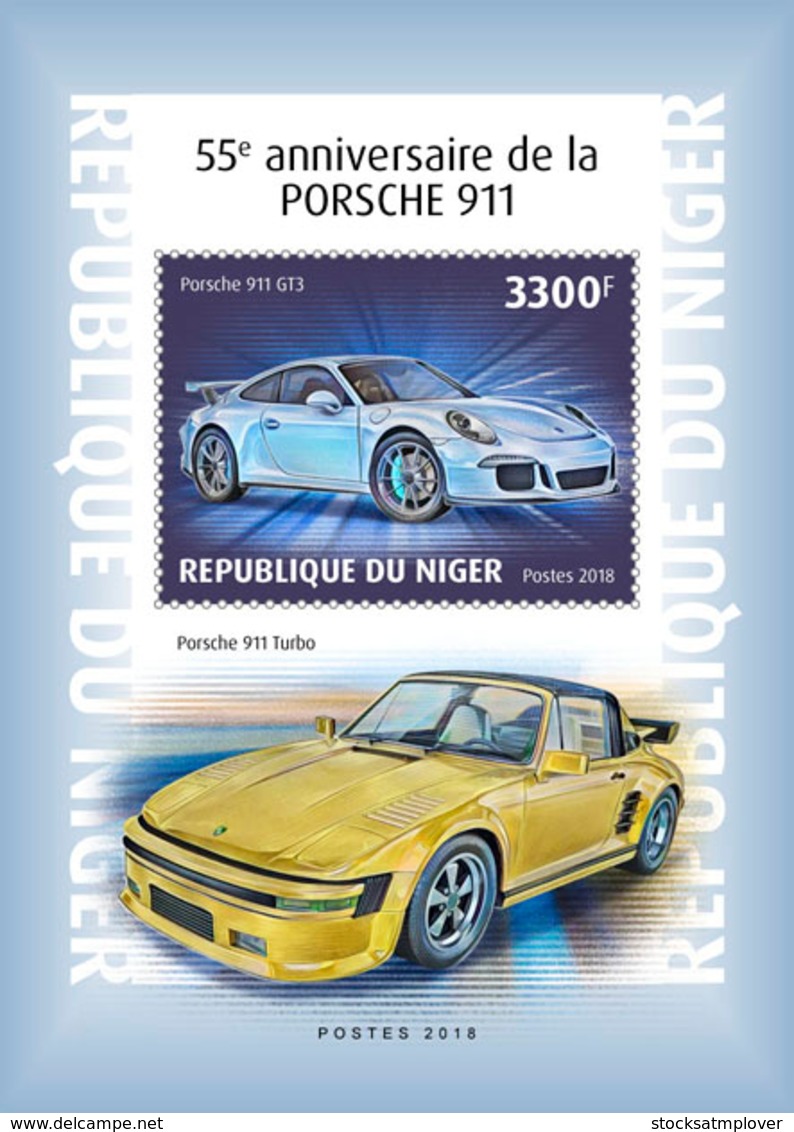 Niger 2018 Porsche Cars  S201901 - Niger (1960-...)