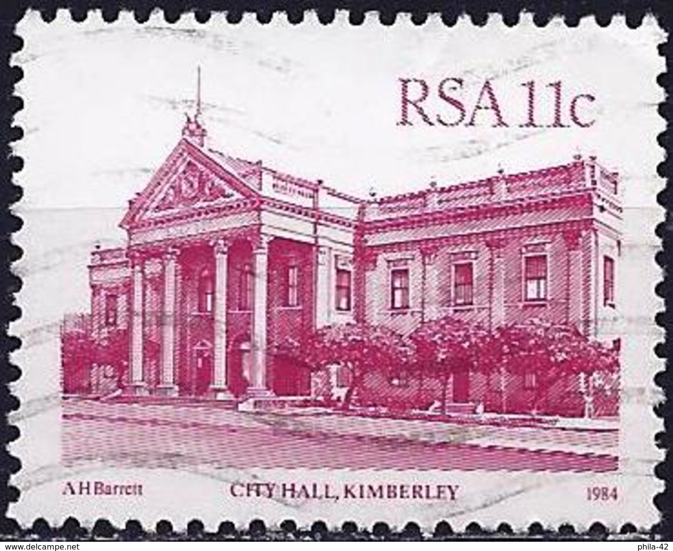 South Africa 1984 - Mi 646 - YT 551 ( Kimberley City Hall ) - Used Stamps