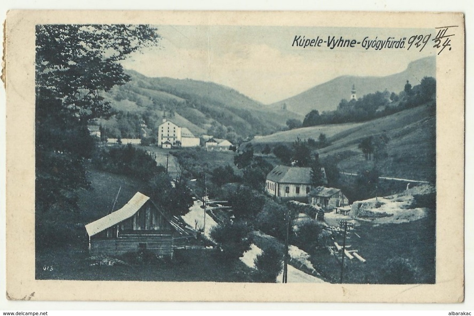 Slovakia Vyhne Gyogyfurdo Kupele ,used 1929 To Rudna - Slovakia