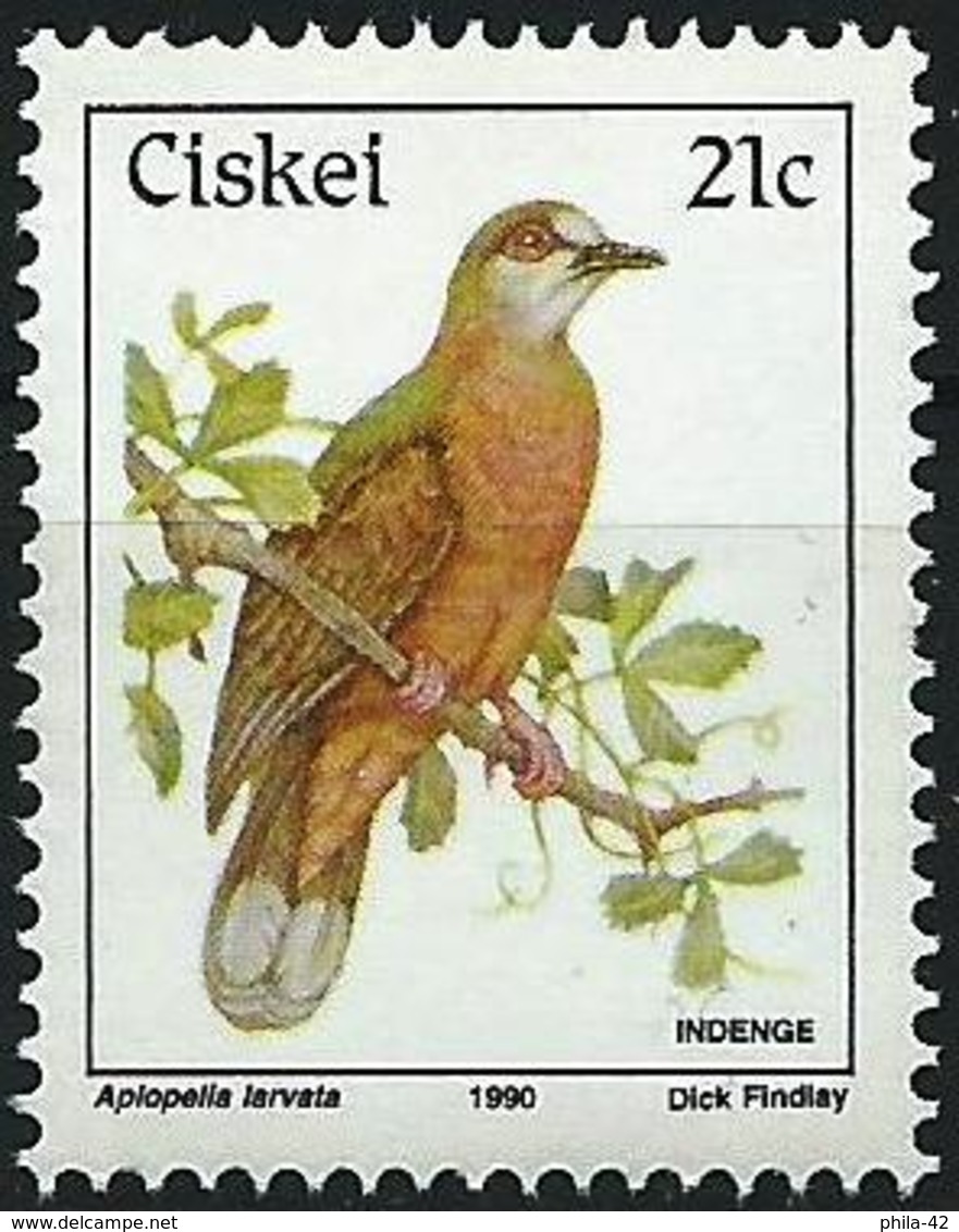 Ciskei 1990 - Mi 174 - YT 174 ( Bird : Lemon Dove ) MNH** - Ciskei