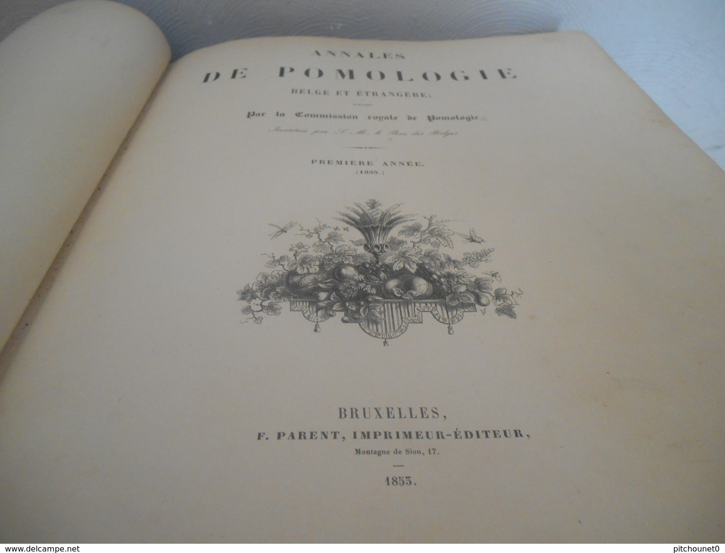 Livre Sur La Pomologie Belge 6 Numéros Sur 8 De F.parent - 1801-1900