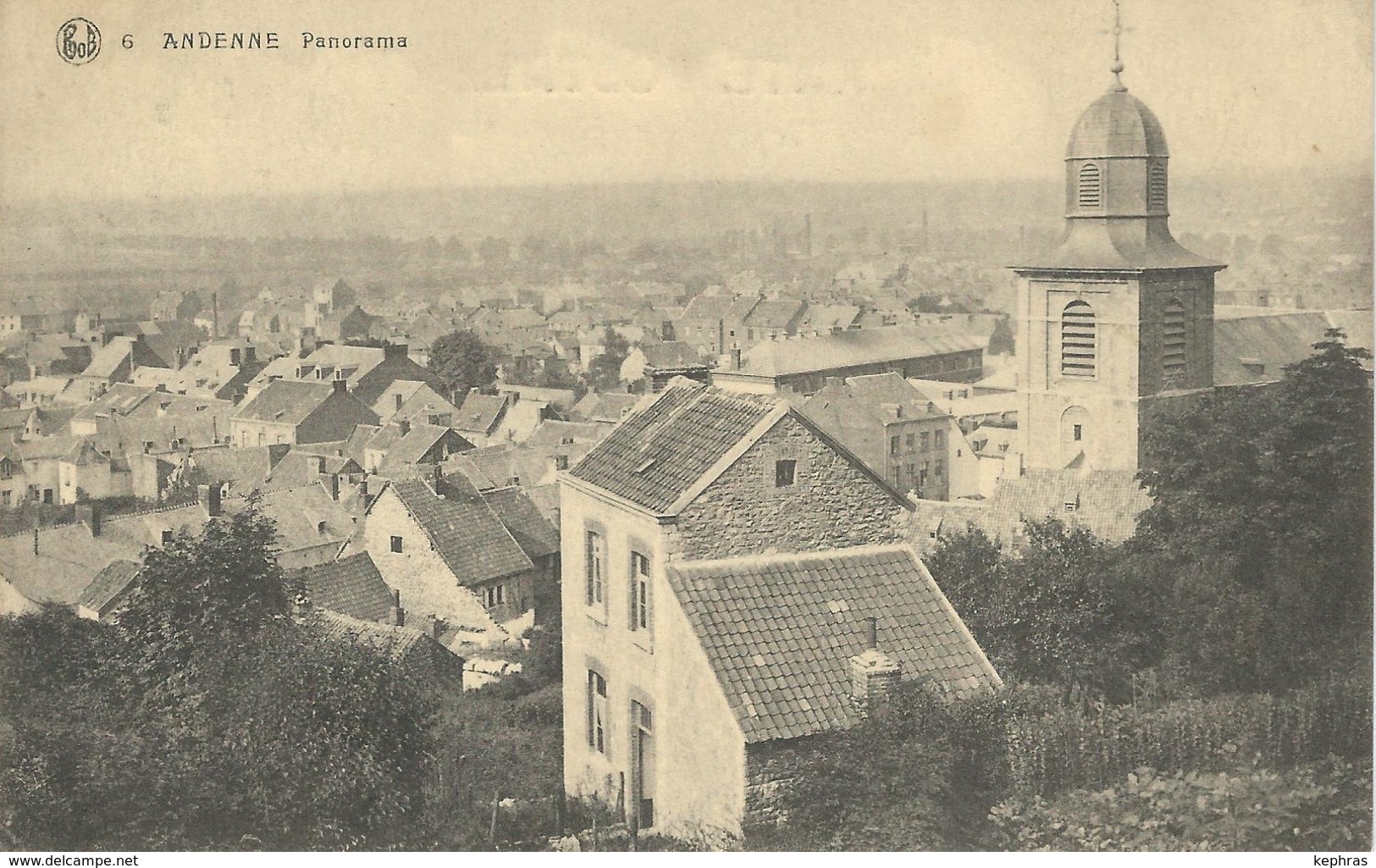 6 ANDENNE : Panorama - RARE CPA - Cachet De La Poste 1922 - Andenne