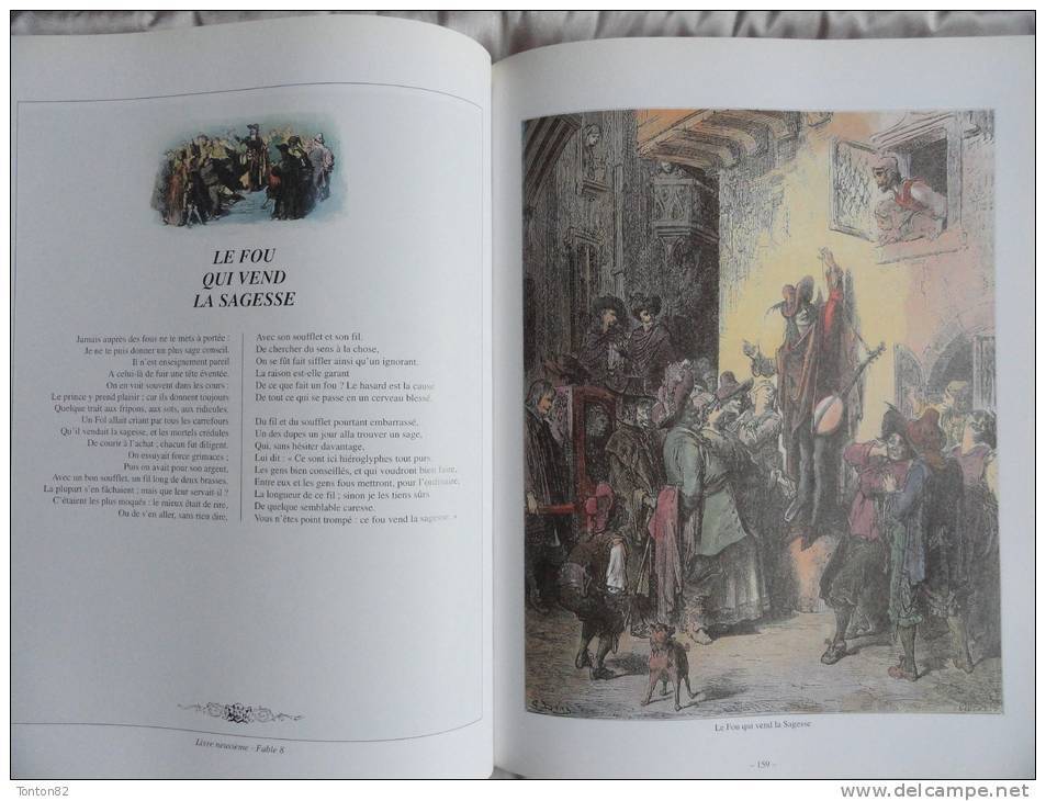 Fables de La Fontaine - Illustrations Gustave Doré - Éditions Édita - ( 1994 ) .