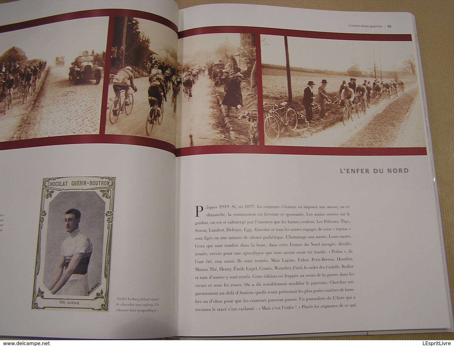 100 ANS DU PARIS ROUBAIX Quiqueré CYCLISME Course Cycliste Classique Enfer du Nord France Coureur Vélo Palmarès Histoire