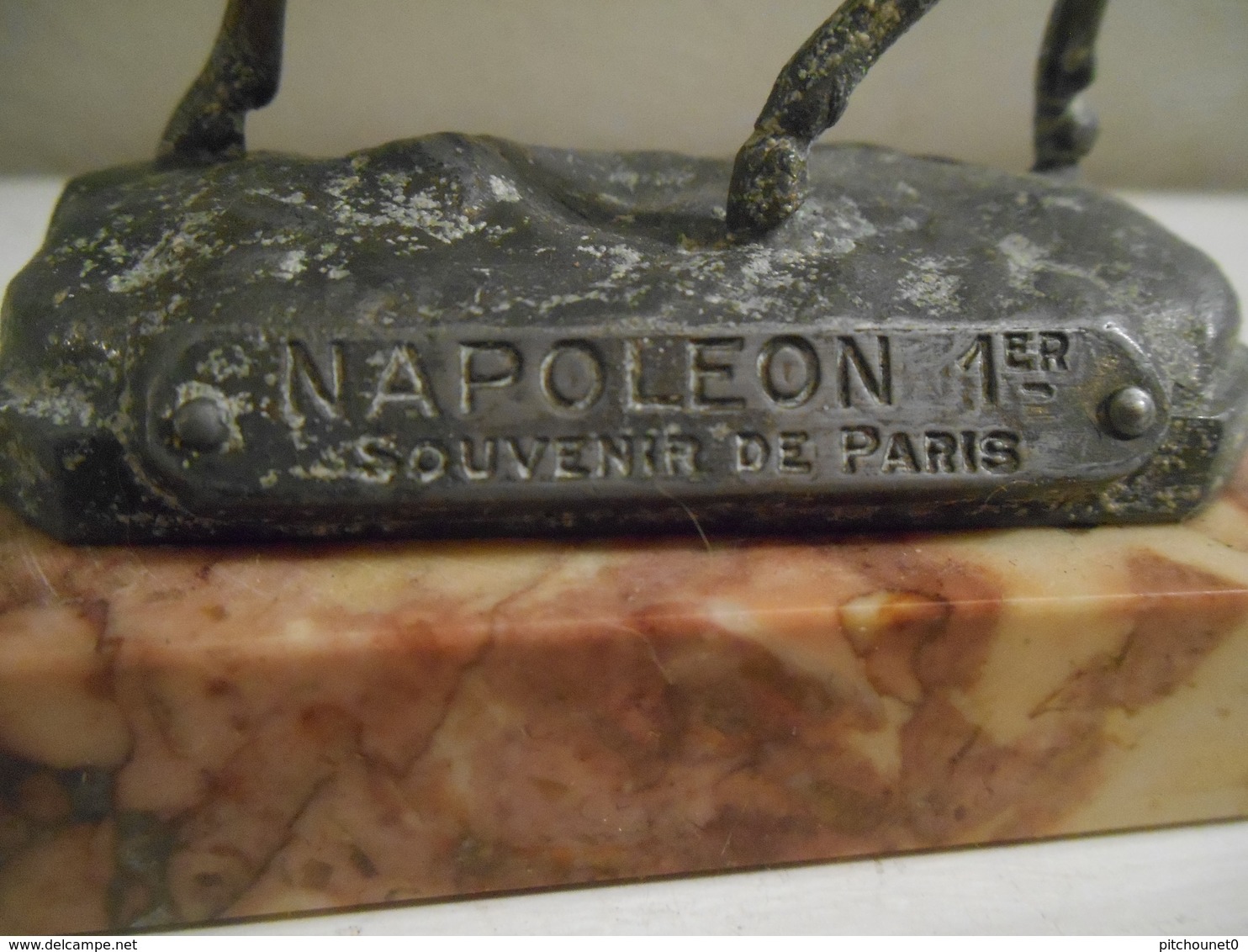 Napoléon Souvenir De Paris Régule Sur Marbre - Otros & Sin Clasificación