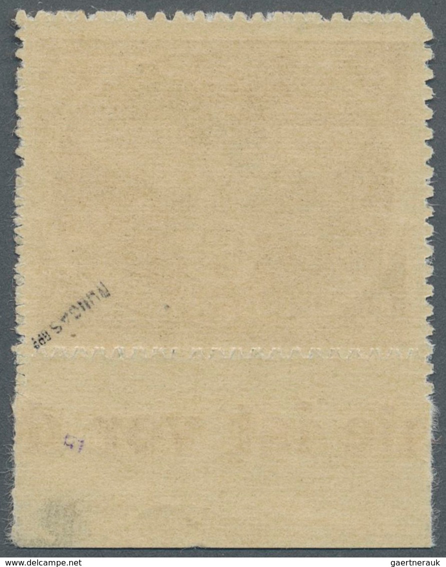 Feldpostmarken: 1944, Vucovar Zulassungsmarke Mit KOPFSTEHENDEM Diagonalen Schwarzen Aufdruck "Insel - Sonstige & Ohne Zuordnung