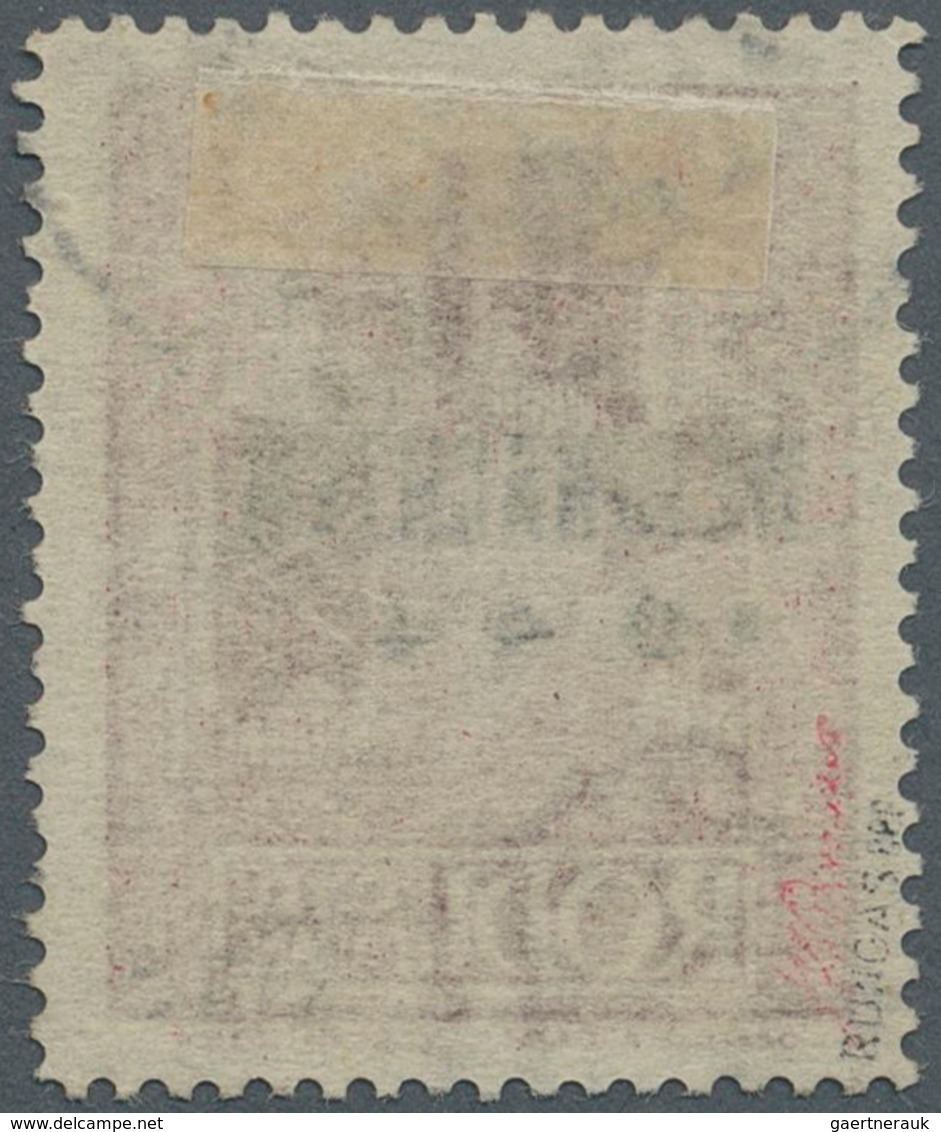 Feldpostmarken: 1944, Insel Rhodos, Weihnachtsmarke, Aufdruck-Type II, Gebraucht Mit Teilabschlag De - Sonstige & Ohne Zuordnung