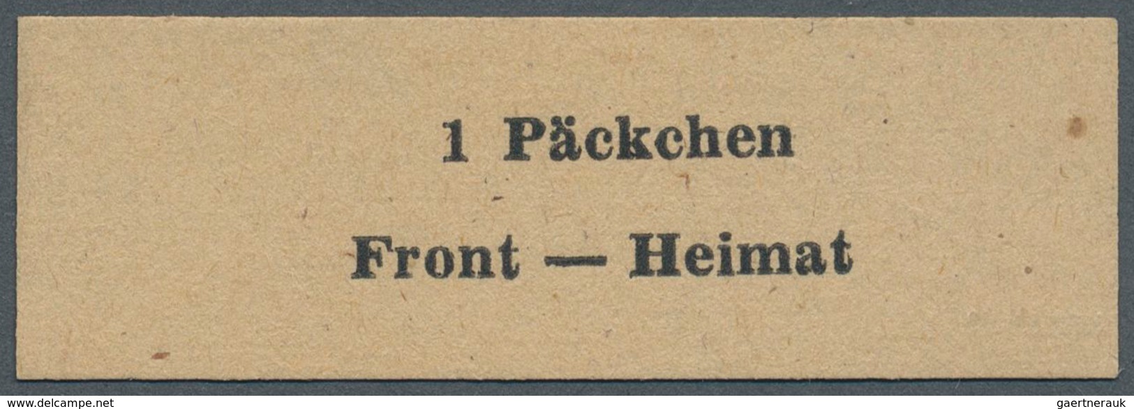 Feldpostmarken: 1943, Kuban Zulassungsmarke "1 Päckchen / Front - Heimat", Type I, Ungebraucht, Wie - Other & Unclassified