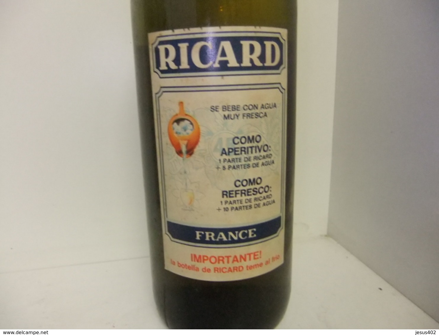 RICARD Botella Llena De Un Litro - Otros & Sin Clasificación