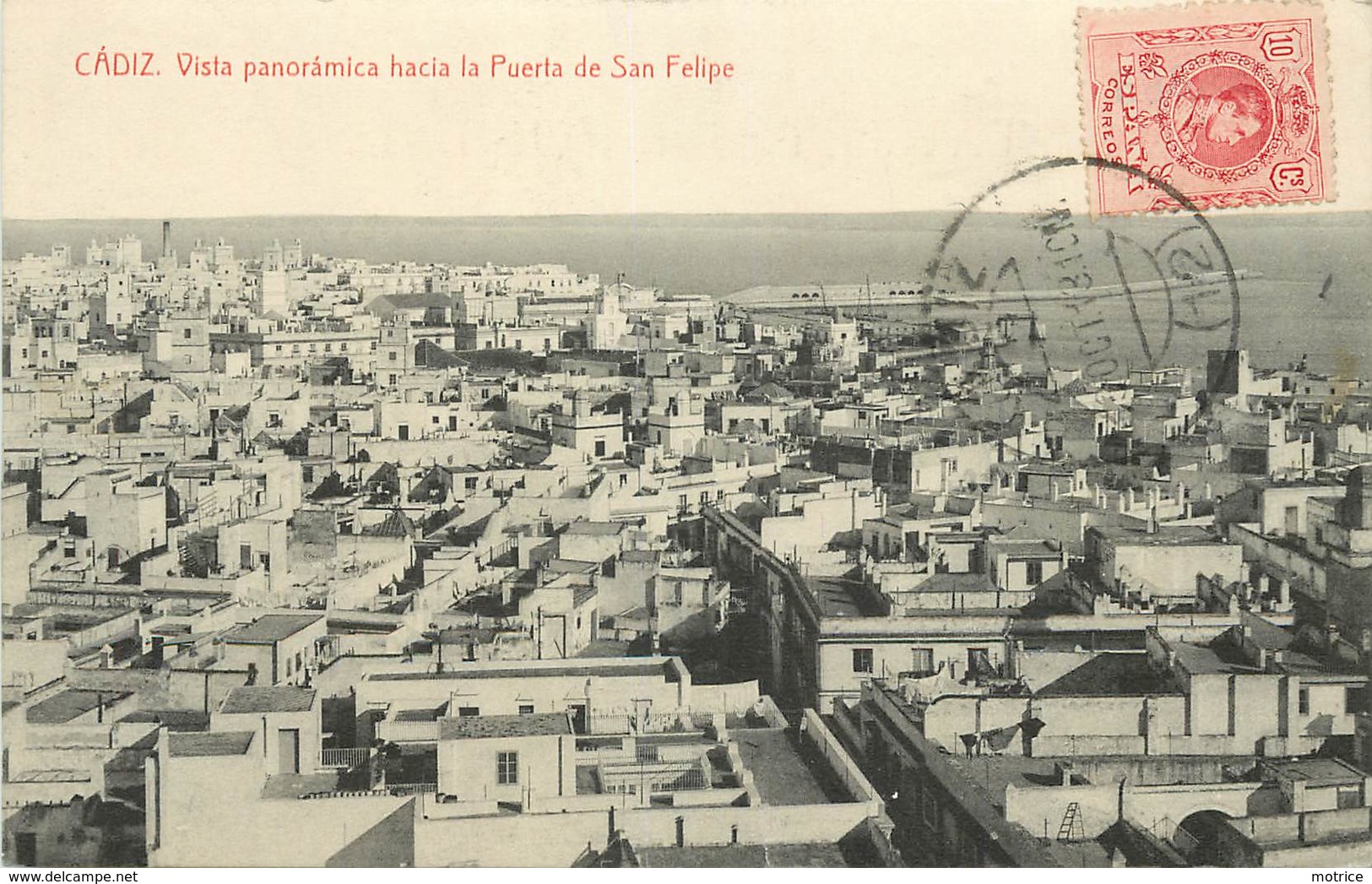 CADIZ - Vista Panoramica Hacia La Puerta De San Felipe. - Cádiz