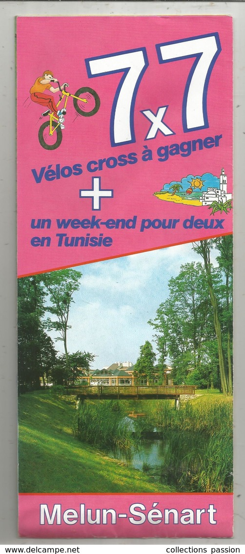 Dépliant Touristique, Les Villages Jeunes De MELUN-SENART, 16 Pages,plan , 1985, Lieusaint..., 4 Scans, Frais Fr 1.75 E - Toeristische Brochures