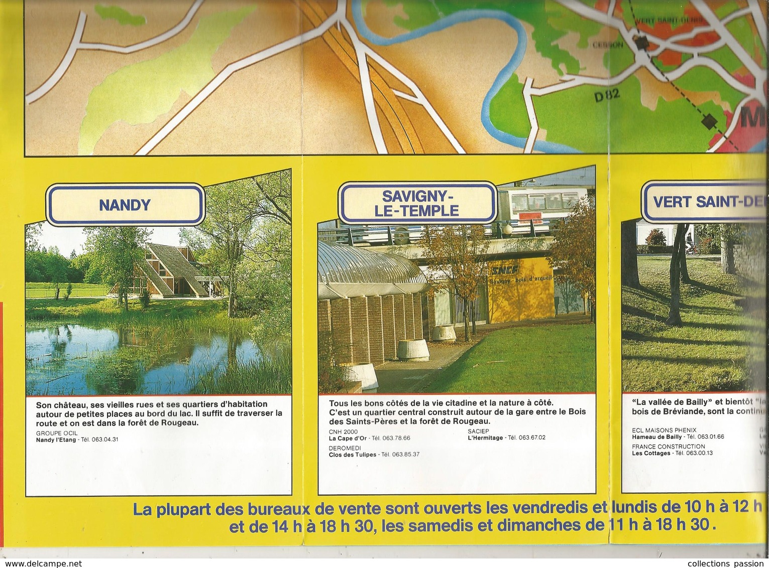 Dépliant Touristique, Les Villages Jeunes De MELUN-SENART, 16 Pages,plan , 1985, Lieusaint..., 4 Scans, Frais Fr 1.75 E - Tourism Brochures