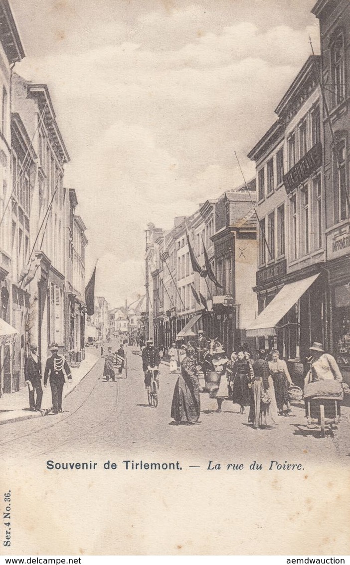 TIRLEMONT. 16 Cartes Postales Avant 1914 (rousseurs épa - Andere & Zonder Classificatie