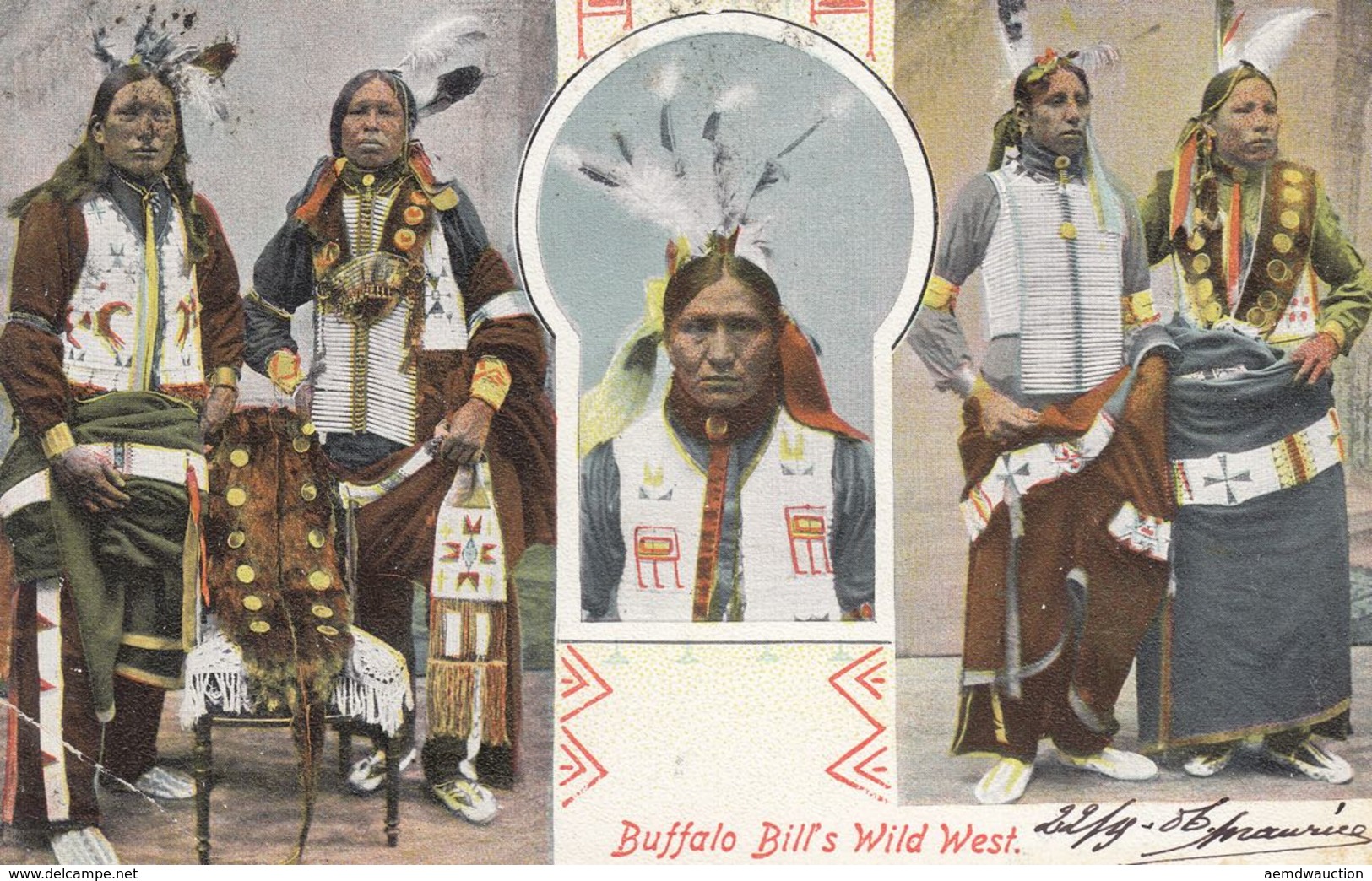 BUFFALO BILL'S WILD WEST. Ensemble 10 Cartes Postales A - Altri & Non Classificati