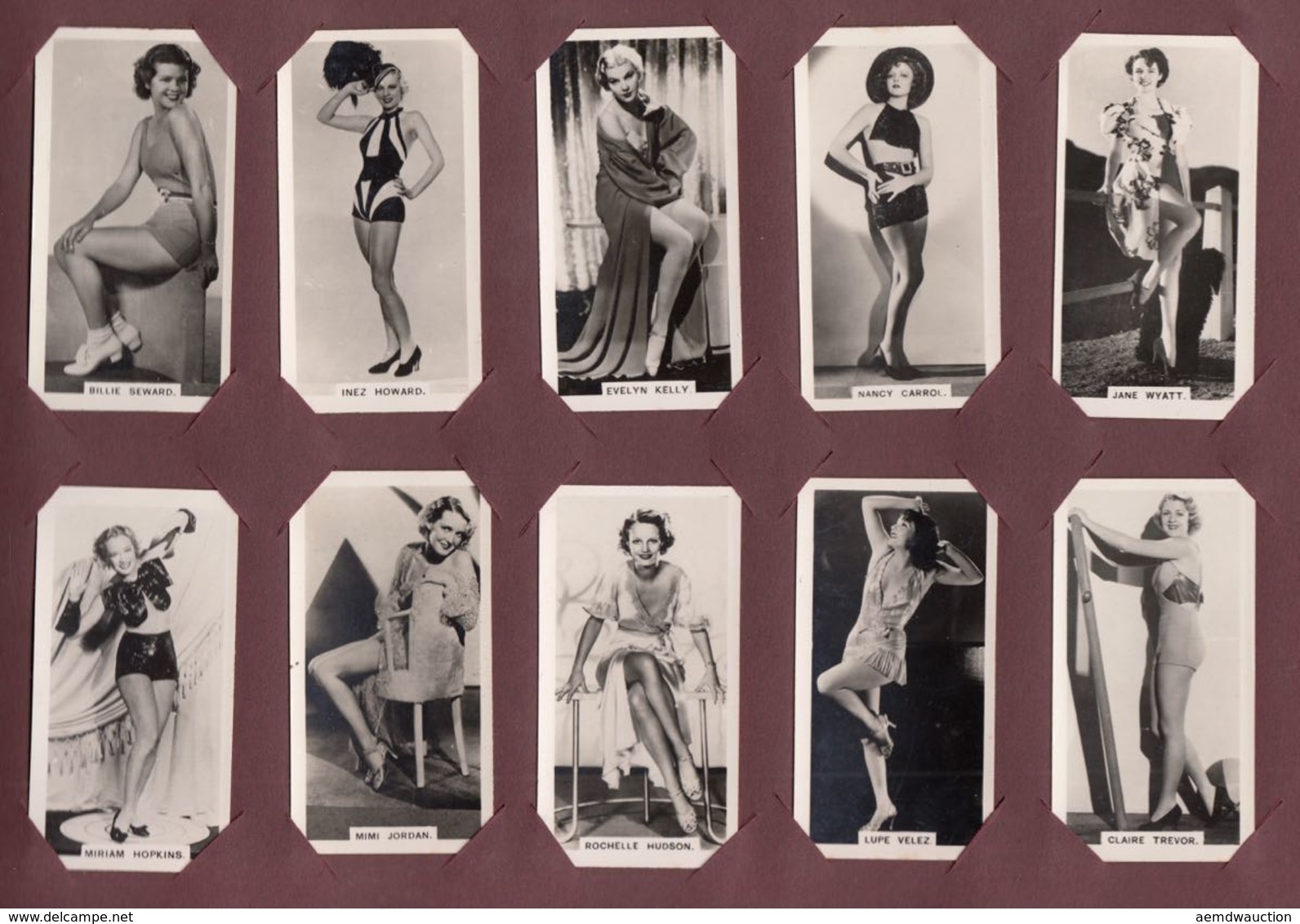 CIGARETTES CARDS : Actrices, Acteurs... 790 Petits Chro - Sonstige & Ohne Zuordnung