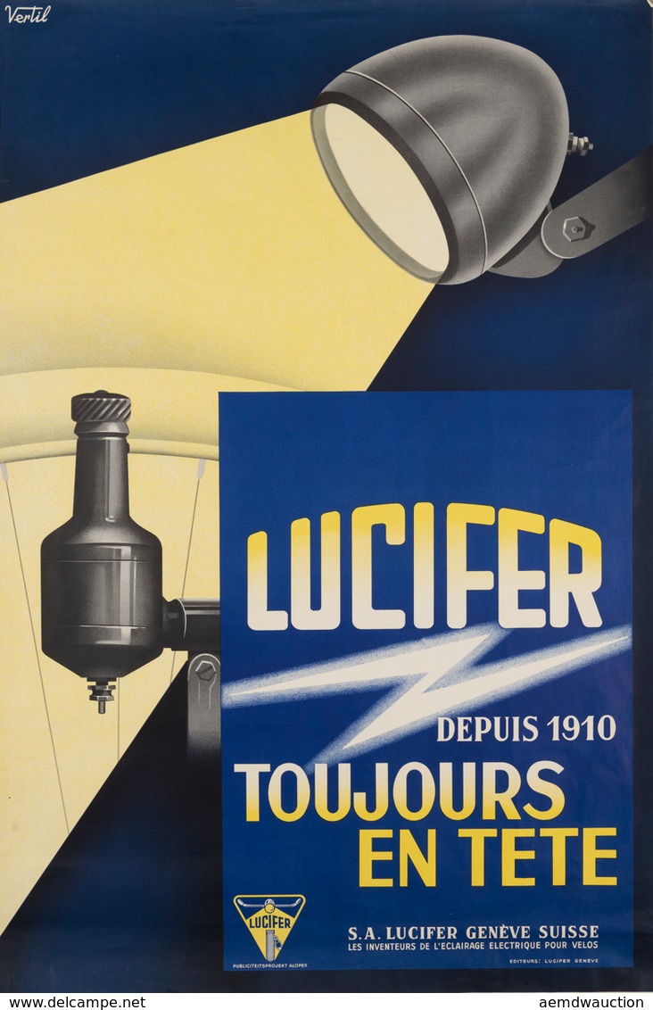 VERTIL - Lucifer. Depuis 1910 Toujours En Tête. - Plakate