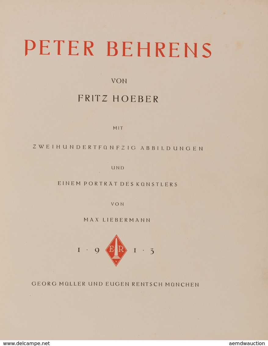 [ALLEMAGNE] Lot De 9 Monographies Consacrées à Des Architectes Allemands - Unclassified