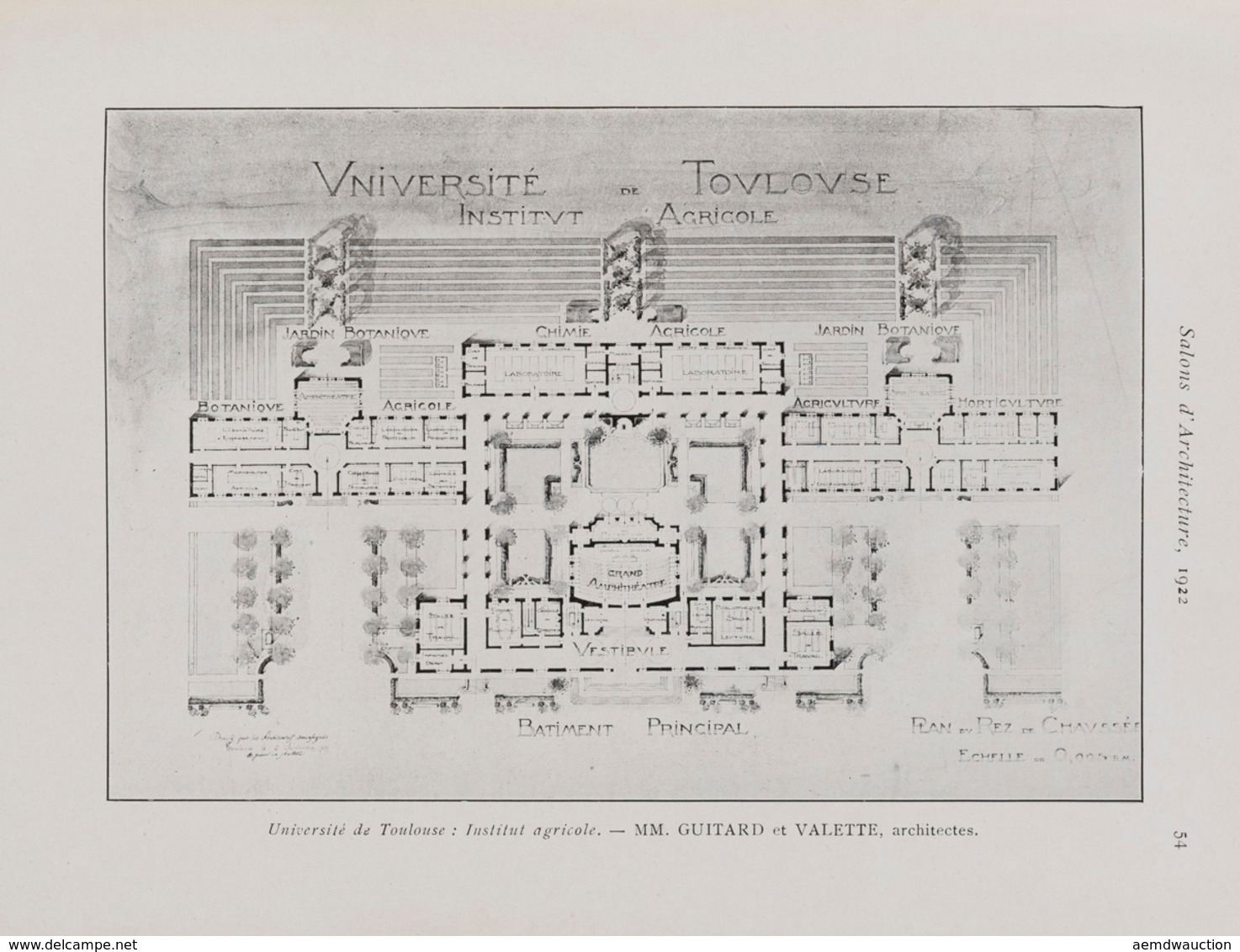 LES SALONS D'ARCHITECTURE. Société Des Artistes Françai - Non Classificati