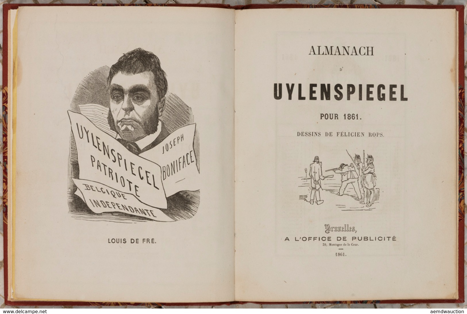 [ALMANACH] ALMANACH D'UYLENSPIEGEL POUR 1861. Dessins D - Non Classificati