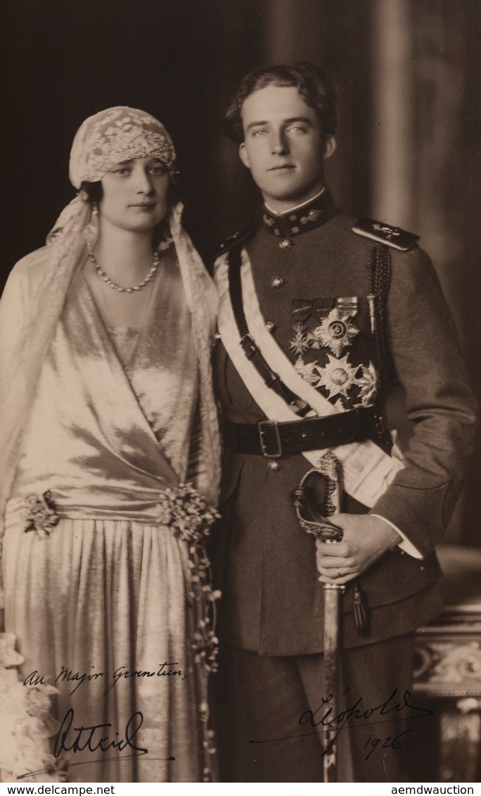 LÉOPOLD ET ASTRID DE BELGIQUE - Photographie Signée Et - Non Classificati