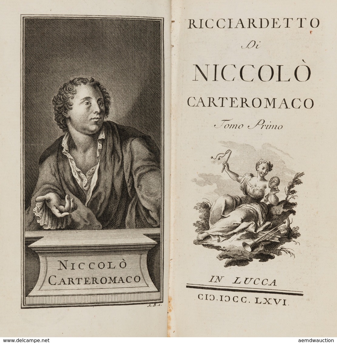 Niccolò CARTEROMACO PSEUDONYME DE FORTEGUERRI - Ricciar - Sonstige & Ohne Zuordnung