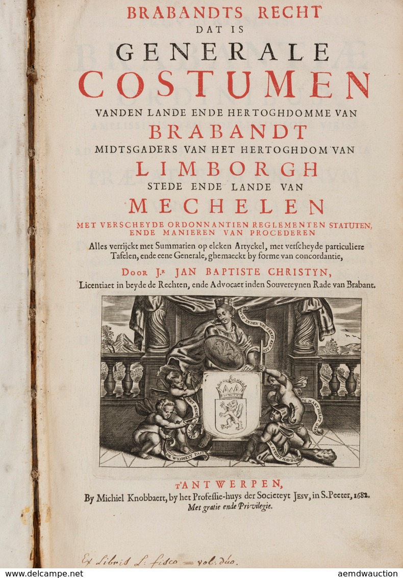 [DROIT] Jan Baptiste CHRISTYN - Brabandts Recht Dat Is - Sonstige & Ohne Zuordnung