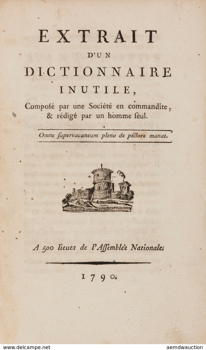 [Jean-Pierre GALLAIS ]- Extrait D'un Dictionnaire Inuti - Autres & Non Classés