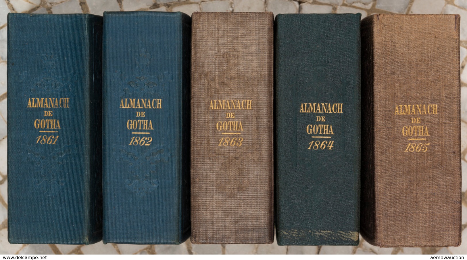 ALMANACH DE GOTHA. Ensemble 89 Volumes Compris Entre Le - Ohne Zuordnung