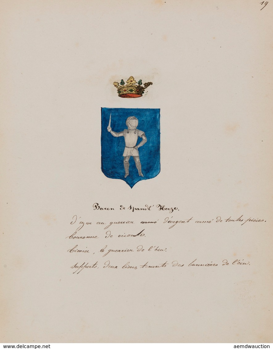 A. De TIÉGE - Le Blason, Science Des Armoiries [Suivi D - Ohne Zuordnung