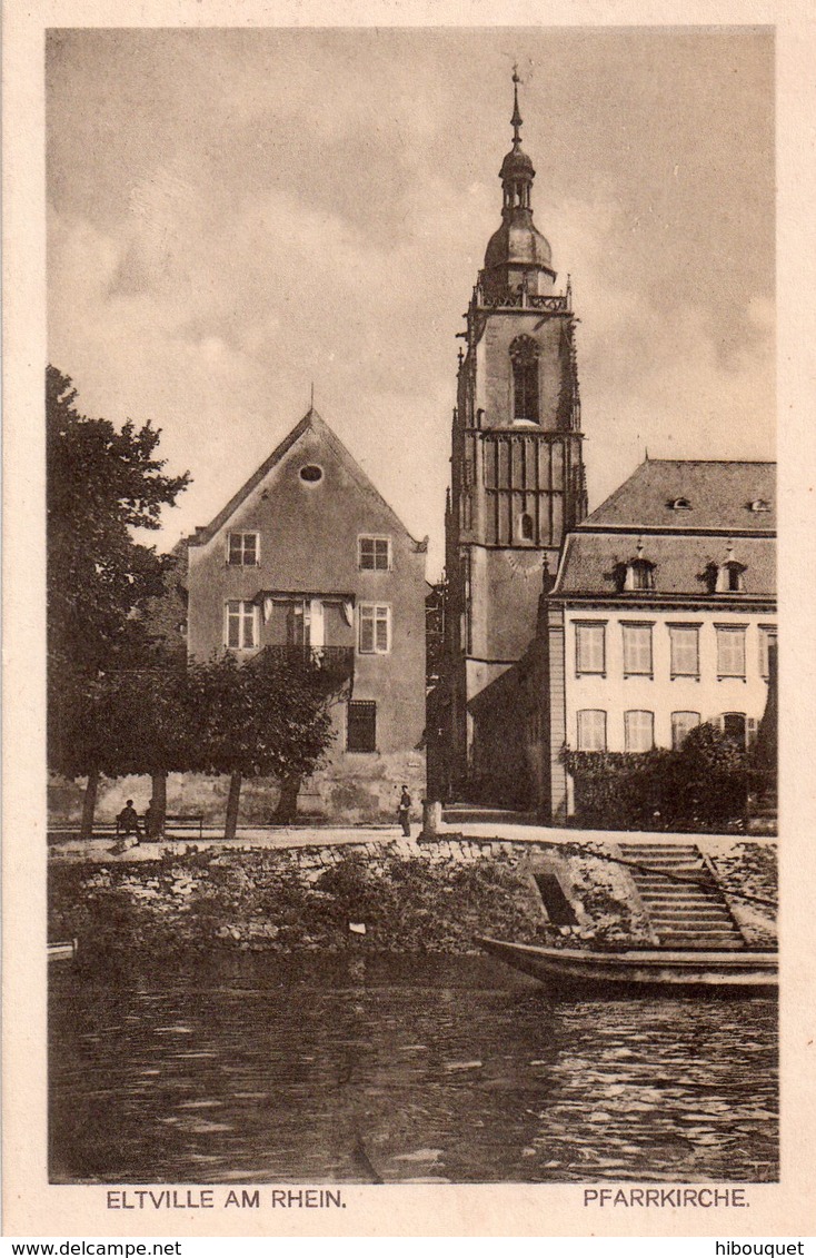 CPA, Eltville Am Rhein, Pfarrkirche - Eltville