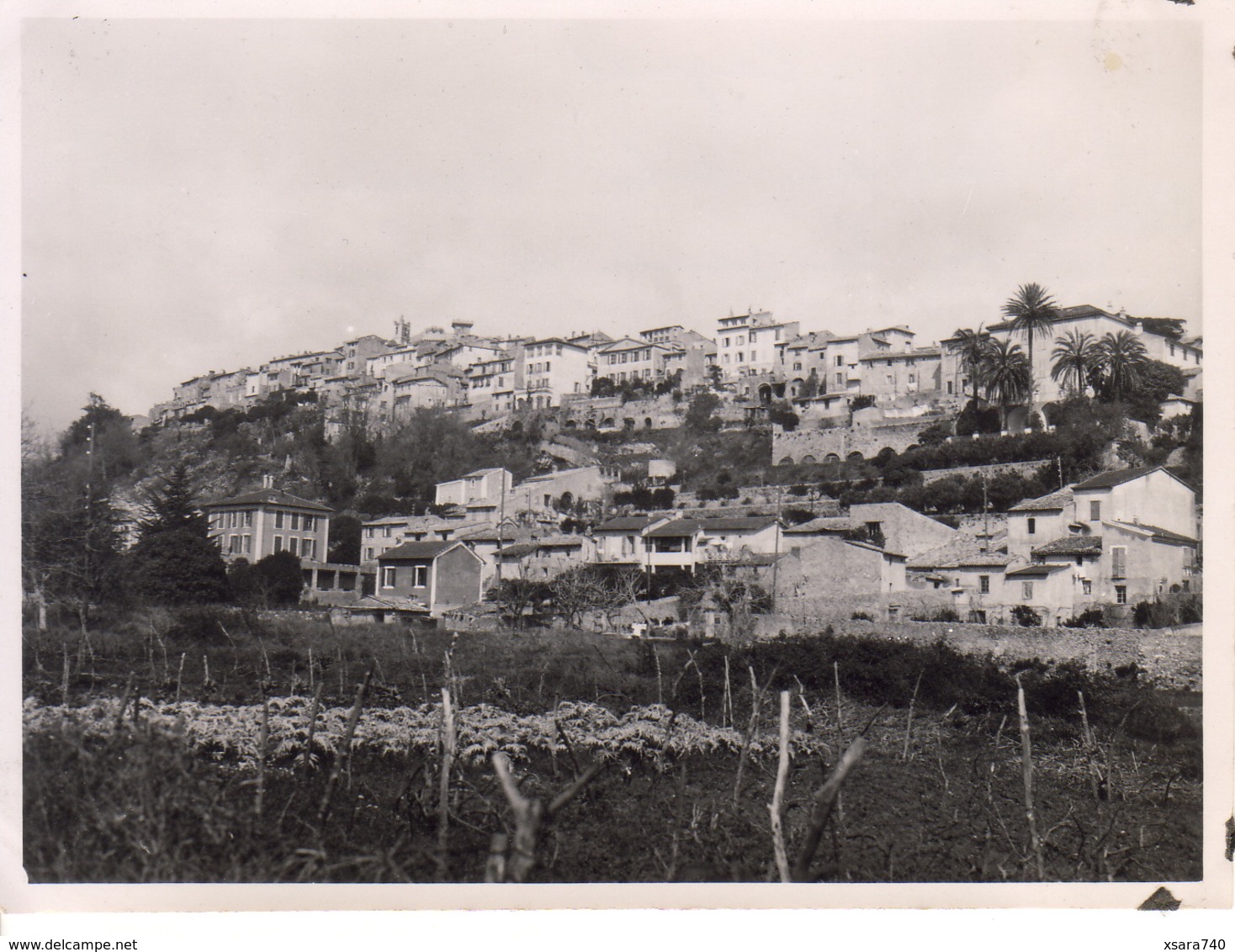 CAGNES SUR MER Lot De 2 Photos 1934 Format 8x11 - Lieux