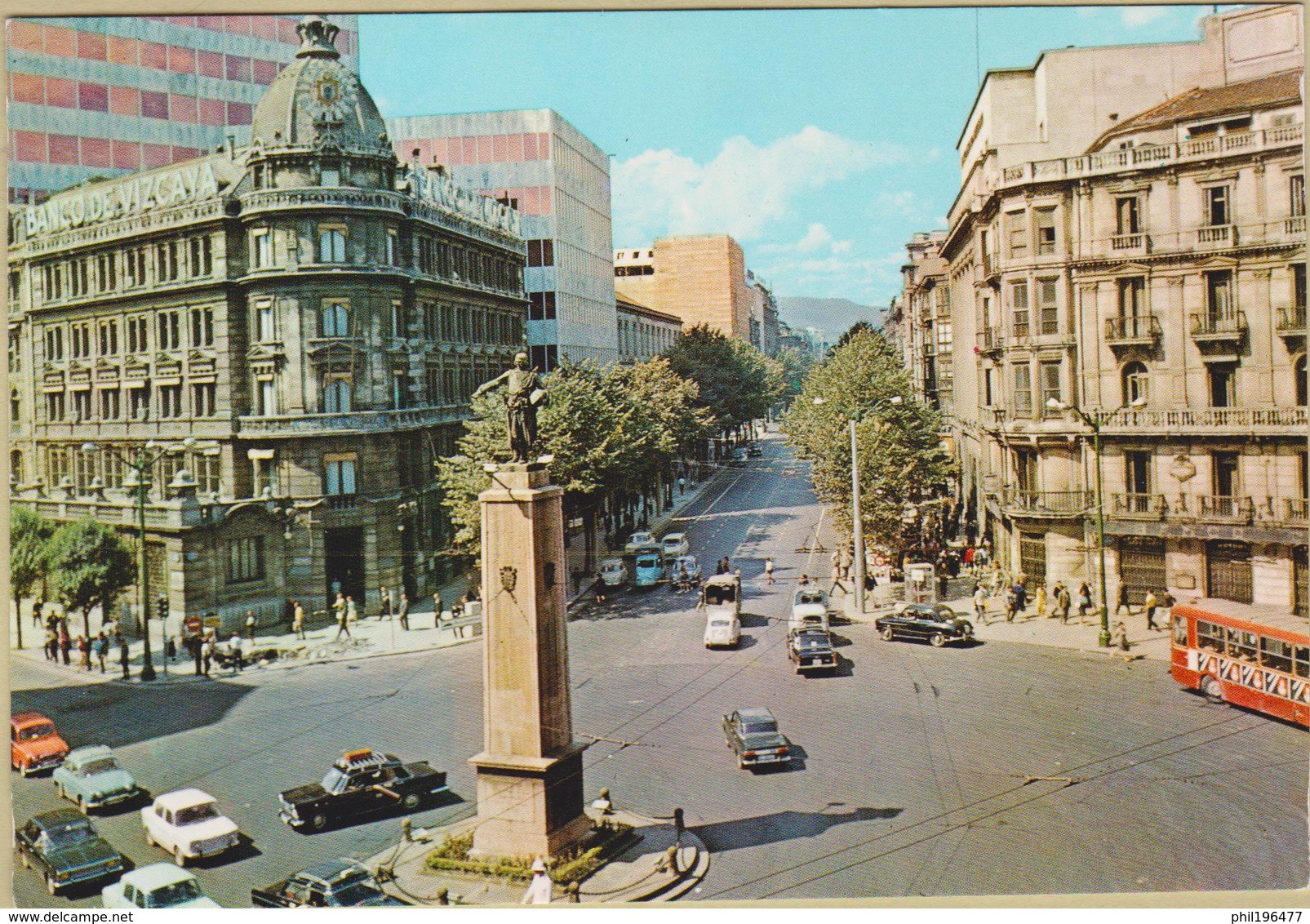 Bilbao - Cpm / Plaza De Espana Y Gran Via. - Vizcaya (Bilbao)