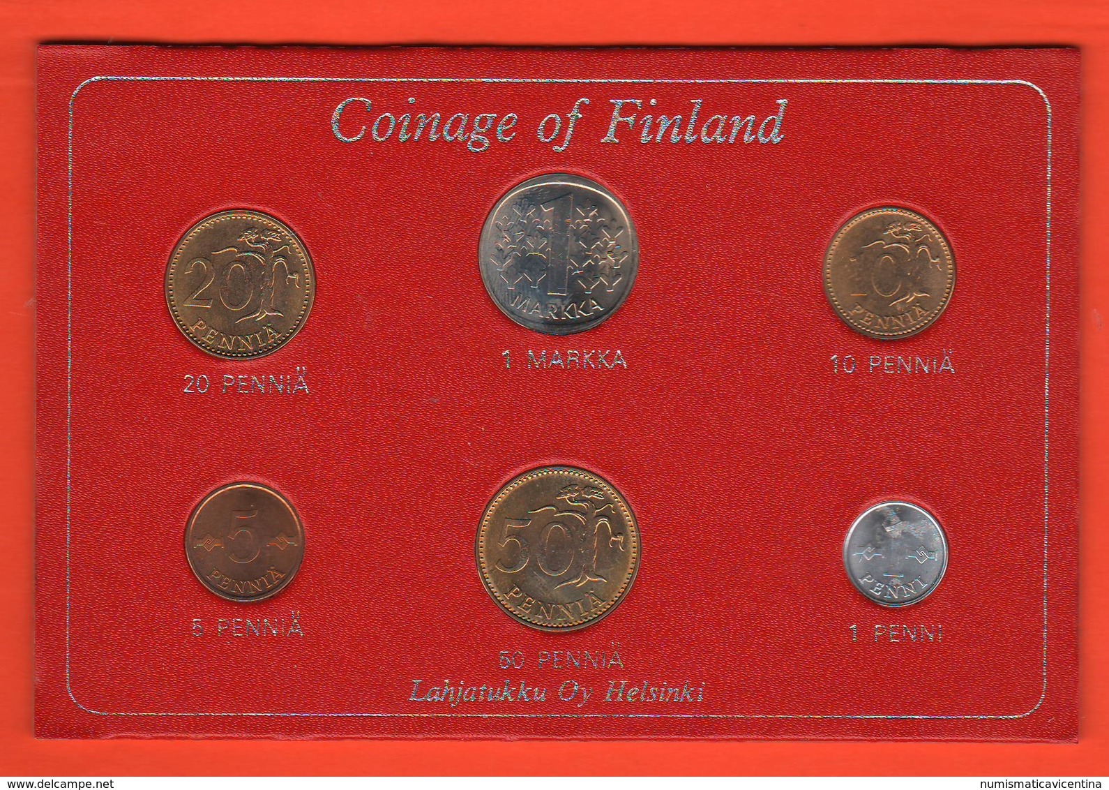 Finlandia Finland Monete Serie 1971 Set Coins - Finlandia