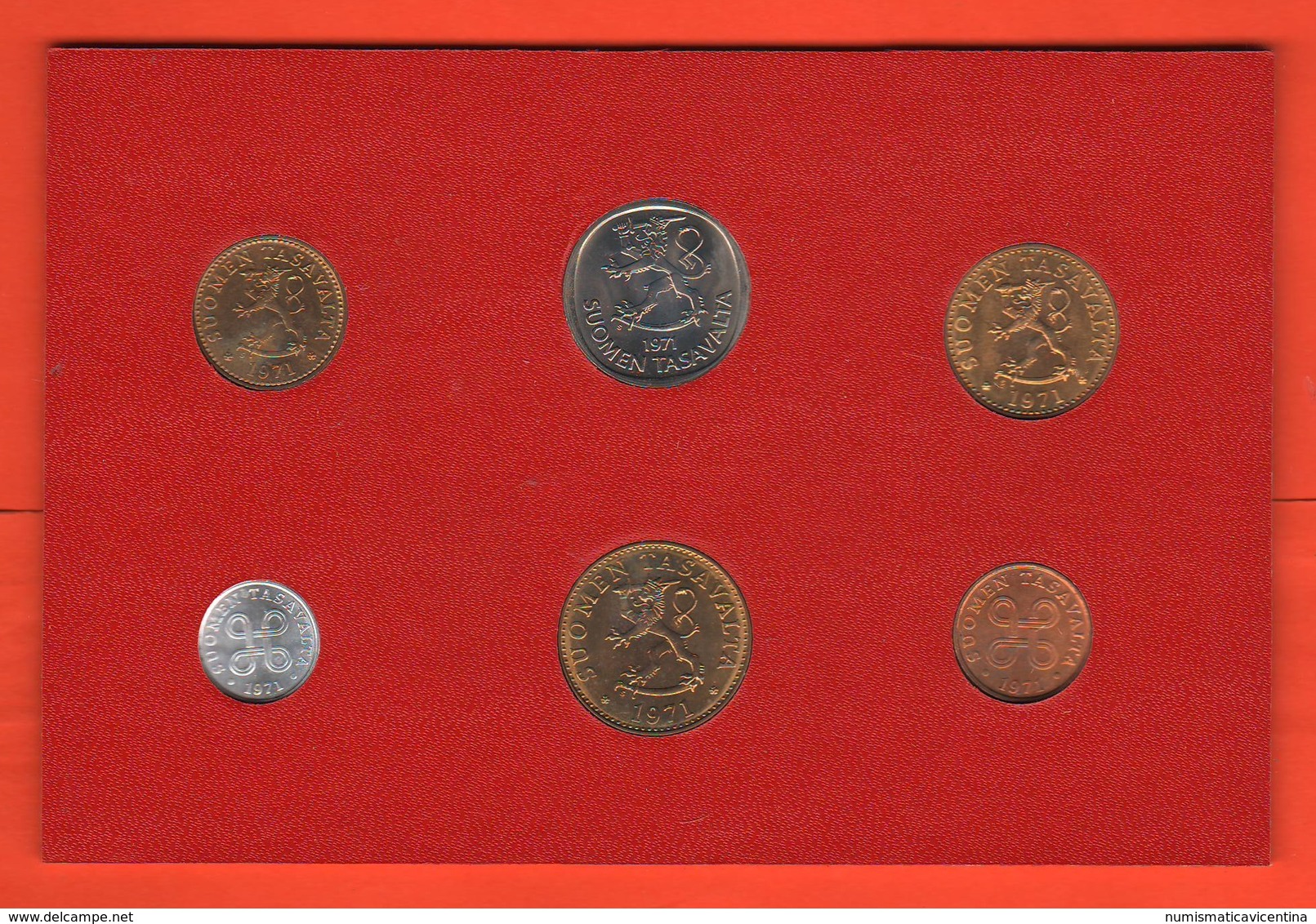 Finlandia Finland Monete Serie 1971 Set Coins - Finlandia