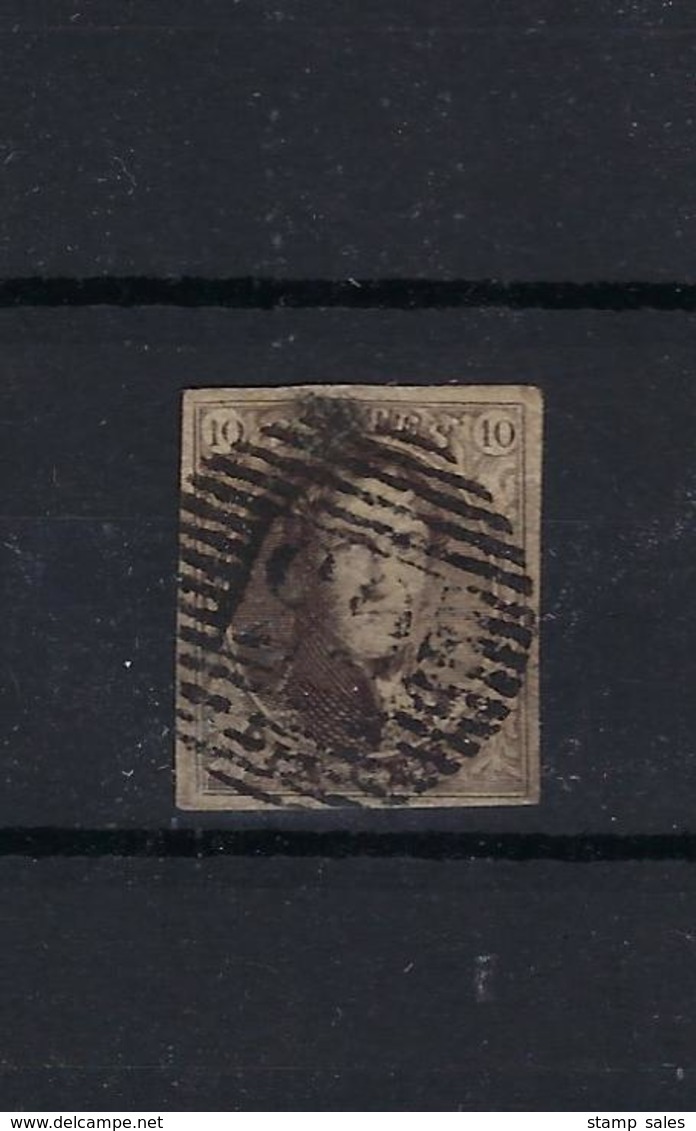 N°6 GESTEMPELD P63 17B Iseghem MET 4 MARGES COB € 10,00 + COBA € 10,00 SUPERBE - 1851-1857 Médaillons (6/8)