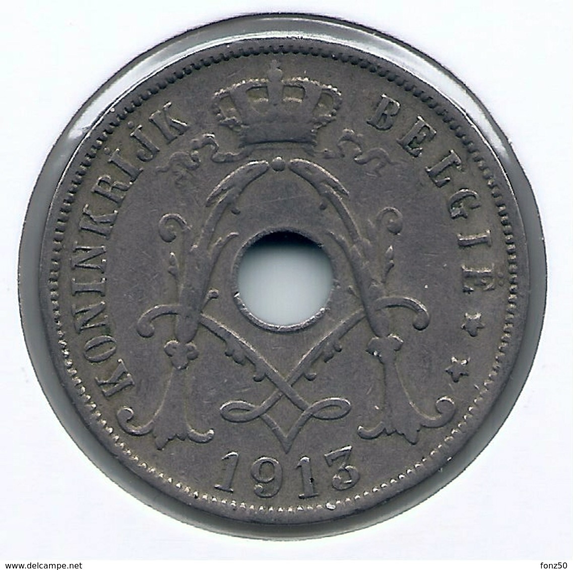 ALBERT I * 25 Cent 1913 Vlaams * Nr 5162 - 25 Centimes