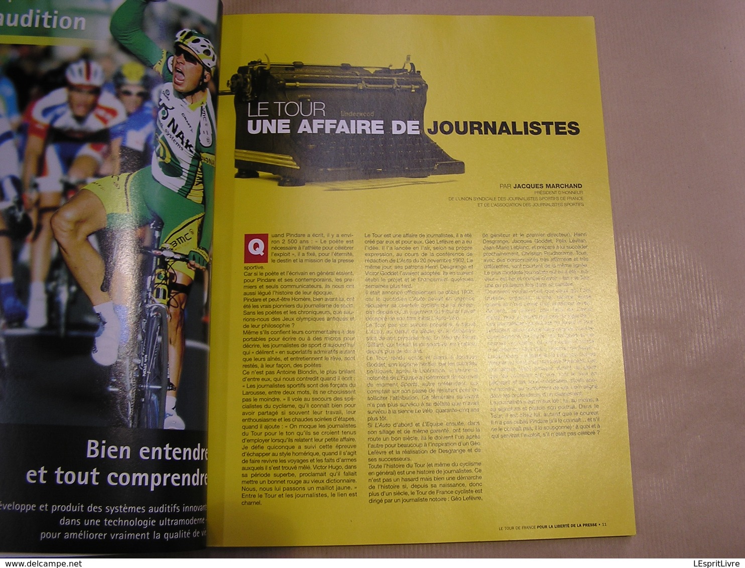 LE TOUR DE FRANCE 1903 2005 Pour La Liberté De La Presse CYCLISME Cycliste Coureur Journalisme Reporter Photographie - Sport