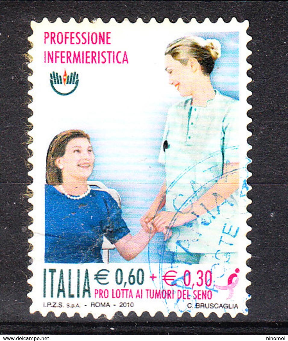 Italia - 2010. Infermiera. Nurse. Timbro Lusso - Altri & Non Classificati