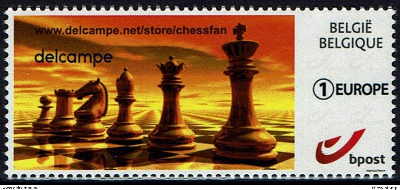 Schach Chess Ajedrez échecs - Belgien Belgie Belgium 2019 - Chessfan - Schach