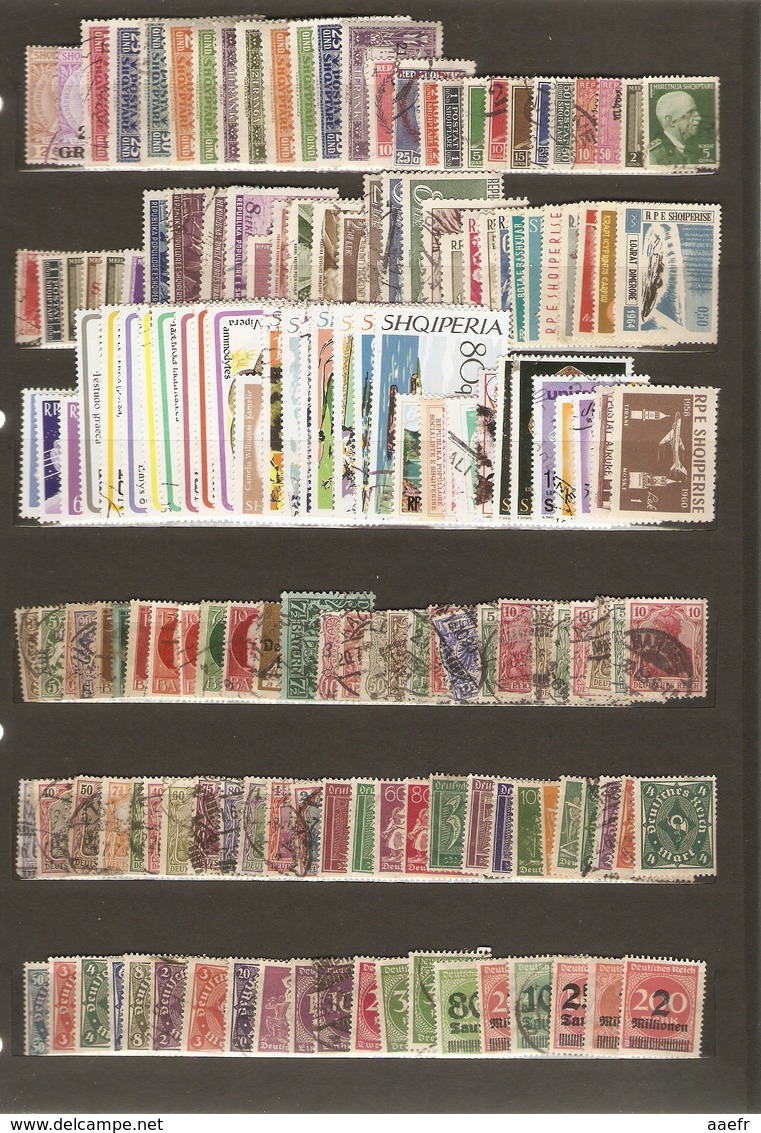 Monde - 5000 Timbres Différents - 168 Pays, Toutes époques, Tous Formats - Vrac (min 1000 Timbres)