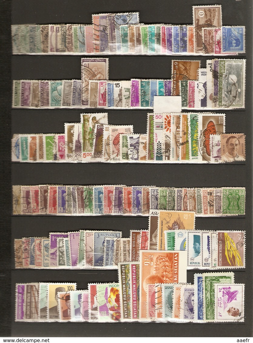 Monde - 5000 timbres différents - 168 pays, toutes époques, tous formats